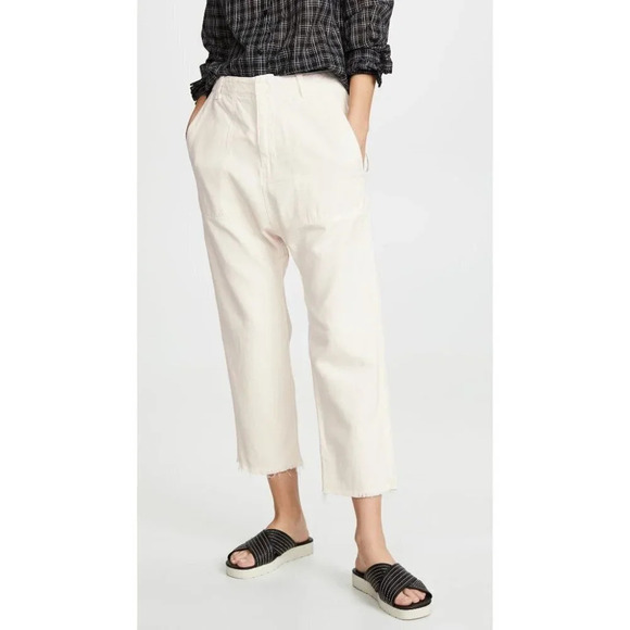 Nili Lotan Luna Eggshell Pants Size 2 NWT $355 - Picture 1 of 8